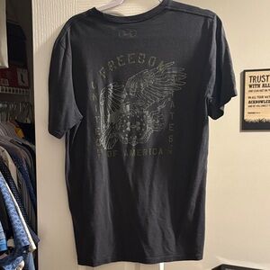 Under Armour Men's Charcoal Freedom Graphic Tee